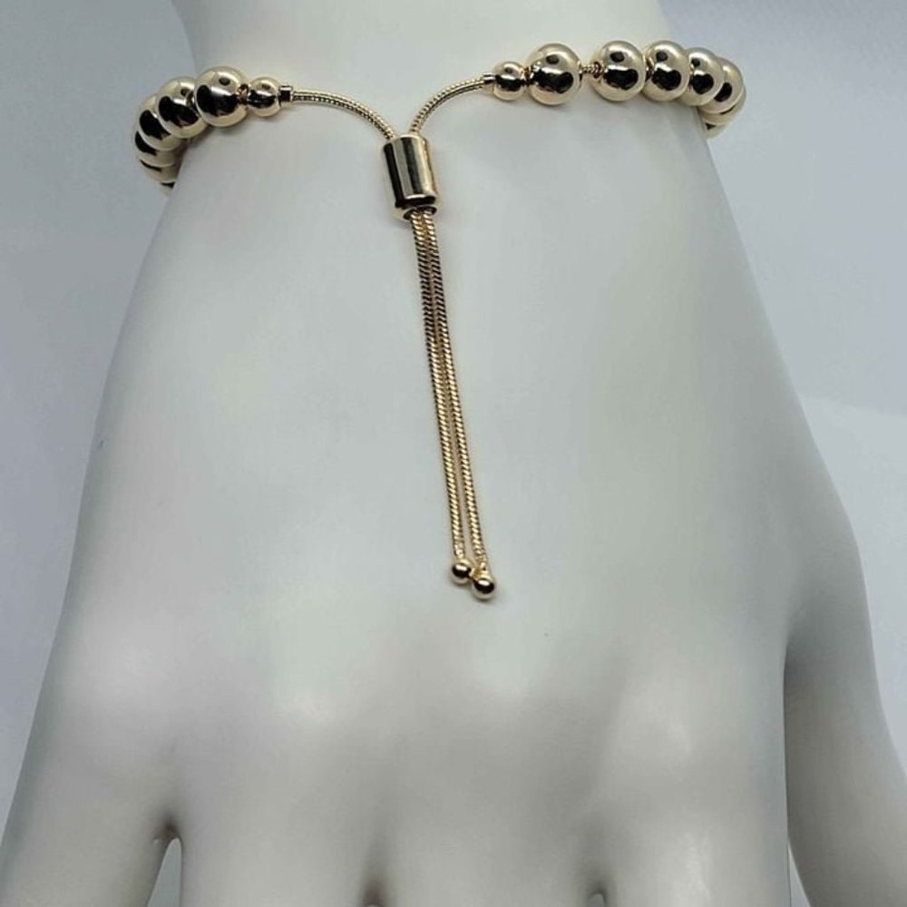 Brand New Brazilian 18k Gold Filled Virgen De Guadalupe Adjustable Bracelet - Picture 2 of 4